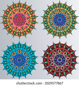 Mandala art is used for event design needs that suit your needs