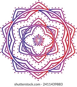 mandala art vector Creative design.