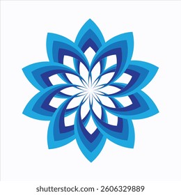 mandala art vector on white background