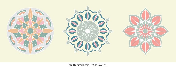 Mandala Art Vector, Sacred Geometry, Mandala Pattern, Symmetrical Design, Circular Art Vector, Meditation, Geometric Mandala, Digital Mandala Vector Art Design