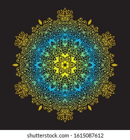 mandala art vector for template vintage decorative,book cover,ottoman motifs,Ethnic design, 
logo,background,flyer,poster,brochure