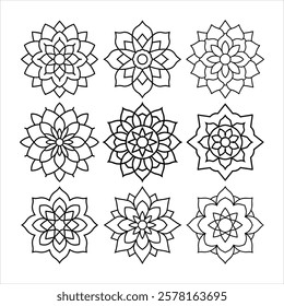 mandala art vector this is editable file 