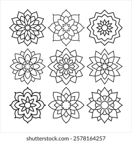 mandala art vector this is editable file 