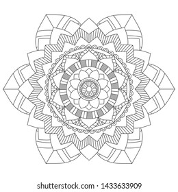 MANDALA Art Vector yoga sysmbol