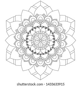 MANDALA Art Vector yoga sysmbol