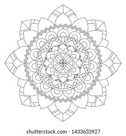 MANDALA Art Vector yoga sysmbol