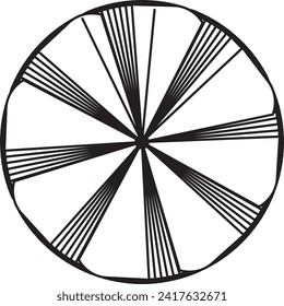 arte mandala en fondo blanco