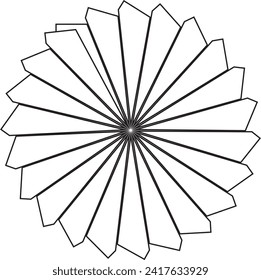mandala art in white background