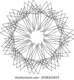 mandala art in white background