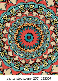 Mandala Artwork Featuring Detailed Patterns