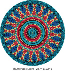 Mandala Artwork with  Geometric Precision