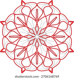Mandala artwork inspired by sacred patterns