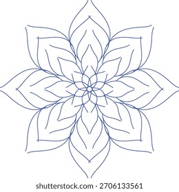 Obra de arte de mandala inspirada en la tradición