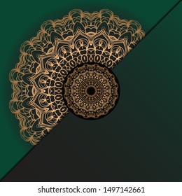 Mandala background for book cover,  invitation. Vector illustration