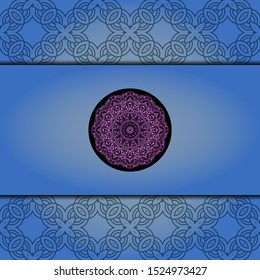 Mandala background for book cover, invitation. Vector illustration Mandala background for book cover, invitation. Vector illustration
