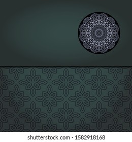 Mandala background for book cover,  invitation. Vector illustration