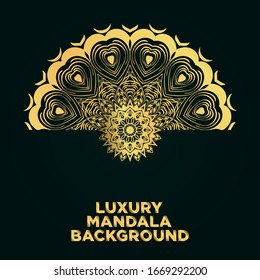 Mandala background for book cover, invitation. Vector illustration