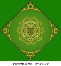 Antecedentes de Mandala para la portada del libro, invitación. Ilustración del vector