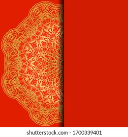 Antecedentes de Mandala para la portada del libro, invitación. Ilustración del vector