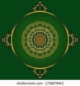 Mandala background for book cover, invitation. Vector illustration