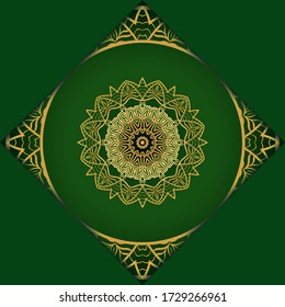 Mandala background for book cover, invitation. Vector illustration