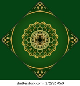 Mandala background for book cover, invitation. Vector illustration