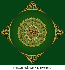 Mandala background for book cover, invitation. Vector illustration