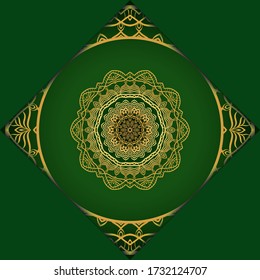 Mandala background for book cover, invitation. Vector illustration