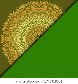 Mandala background for book cover, invitation. Vector illustration