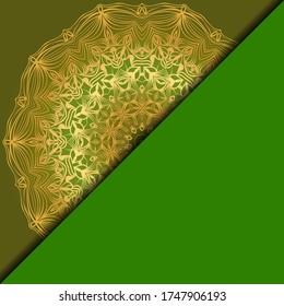 Mandala background for book cover, invitation. Vector illustration