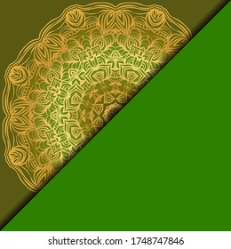 Mandala background for book cover, invitation. Vector illustration