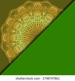 Antecedentes de Mandala para la portada del libro, invitación. Ilustración del vector