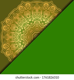 Mandala background for book cover, invitation. Vector illustration