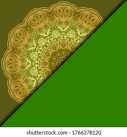 Mandala background for book cover, invitation. Vector illustration