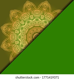 Mandala background for book cover, invitation. Vector illustration