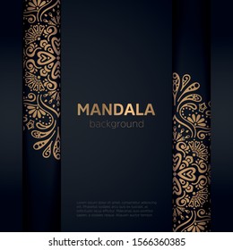 mandala background design luxury motive