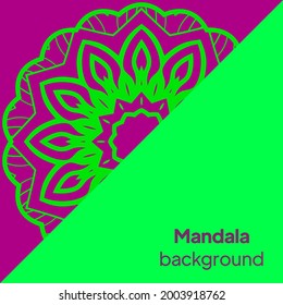 mandala background design. luxury ornamental mandala design background. vector