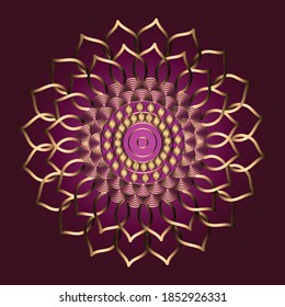 Mandala background design use for decoration.