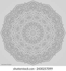 mandala background design vector art	