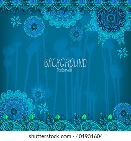 Mandala. Background for design. Vector artwork.
