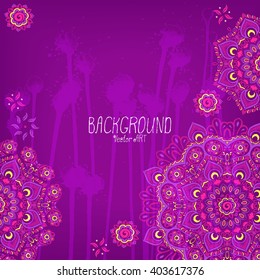 Mandala. Background for design. Vector artwork.
