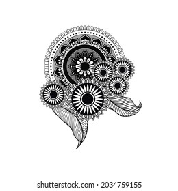 mandala background design vector illustration 