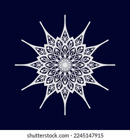 Mandala background design vector illustration