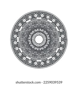 Mandala background design vector illustration