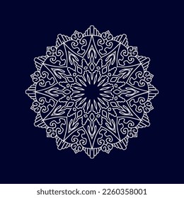 Mandala background design vector illustration