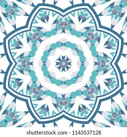 Mandala background. Ethnicity ornament. Ethnic style. Elements for invitation card. Oriental lace circular pattern, texture, tiled. Arabic, Islamic, moroccan, asian, indian native african motifs.