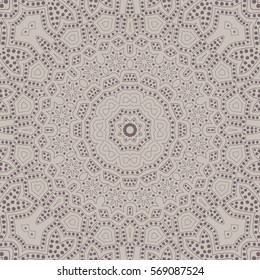 Mandala background. Ethnicity ornament. Ethnic style. Elements for invitation card. Oriental lace circular pattern, texture, tiled. Arabic, Islamic, moroccan, asian, indian native african motifs.