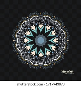 Mandala Background with floral pattern design 