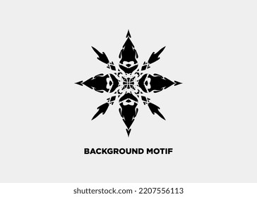 MANDALA BACKGROUND FLOWER PATTERN ART VECTOR ILLUSTRATION