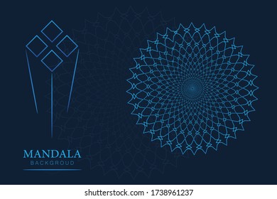 Mandala Background Free Download eps
